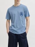 T-shirt manica corta Jack & Jones - avio - 0