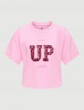 T-shirt manica corta Only - rosa - 0