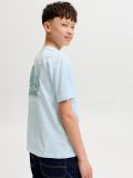 T-shirt manica corta Jack & Jones - azzurro - 4