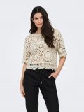 Maglia manica corta Only - betulla - 0