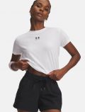 T-shirt manica corta sportiva Under Armour - white - 0