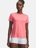 T-shirt manica corta sportiva Under Armour - pink - 0