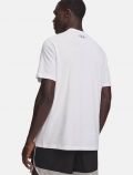 T-shirt manica corta sportiva Under Armour - bianco nero - 2
