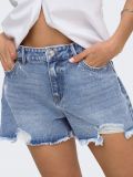 Pantalone corto Only - medium blue denim - 1