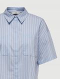 Camicia manica corta Jdy - blu bianco - 1