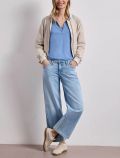 Polo manica corta Street One - azzurro - 2