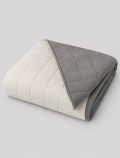 Quilt 1 piazza e mezza Riviera - grigio nuvola - 0