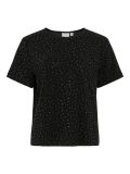 Maglia manica corta Vila - nero - 4