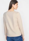 Maglia girocollo manica lunga. vestib... - beige - 3
