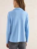 Giacca monopetto in maglia. collo rev... - blu - 4
