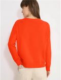 Maglia con scollo a barchetta. tessuy... - ciliegia - 4