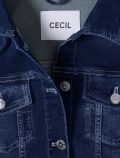 Giubbino in jeans Cecil - washed blue - 1