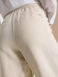 Pantaloni a palazzo alla caviglia. vi... - beige - 3