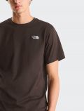 T-shirt manica corta The North Face - marrone - 1