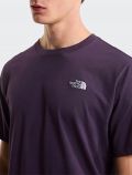 T-shirt manica corta The North Face - melanzana - 1