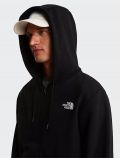 Maglia in felpa zip cappuccio The North Face - black - 1