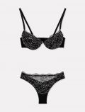 Reggiseno e slip Jadea - nero - 2