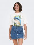 T-shirt manica corta Only - limone - 2
