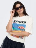 T-shirt manica corta Only - mare - 1