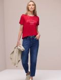 T-shirt manica corta Street One - rosa rosso - 2