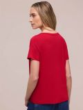 T-shirt manica corta Street One - rosa rosso - 4