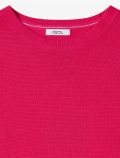 Pullover girocollo. maniche a tre qua... - fucsia - 4