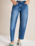 Jeans a vita alta. modello baloon. ch... - blu - 0