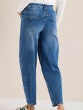 Jeans a vita alta. modello baloon. ch... - blu - 4