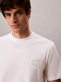 T-shirt manica corta Calvin Klein - bright white - 3