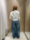 Camicia manica lunga giovane Tommy Jeans - ecru - 4