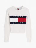 Maglia manica lunga Tommy Jeans - bianco - 5