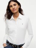 Camicia manica lunga giovane Tommy Hilfiger - ecru - 1