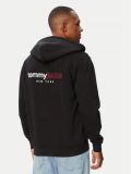 Maglia in felpa zip cappuccio Tommy Jeans - black - 3