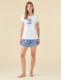 Pigiama corto Noidinotte - bianco blu - 2
