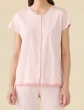 Pigiama manica corta e pantalone lungo Noidinotte - rosa - 1