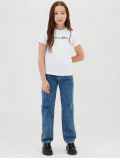 T-shirt manica corta Calvin Klein - panna - 3