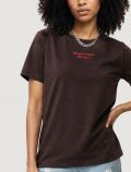 T-shirt manica corta Only - cioccolato - 1
