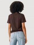 T-shirt manica corta Only - cioccolato - 3