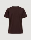 T-shirt manica corta Only - cioccolato - 5
