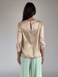 Camicia manica corta Rinascimento - beige chiaro - 3