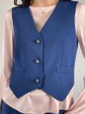 Gilet Rinascimento - blu brillante - 1