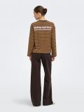 Maglia manica lunga Only - marrone arancione - 4