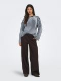 Maglia manica lunga Only - azzurro marrone - 3