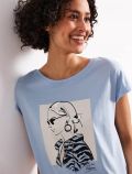 T-shirt manica corta Street One - azzurro - 1