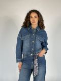 Giubbino in jeans Emme - denim blu - 0