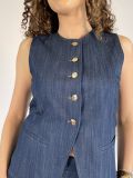 Gilet Emme - blu scuro - 1