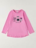 T-shirt manica lunga I Do - rosa - 0