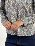 Camicia manica lunga Emme - avorio blu - 1