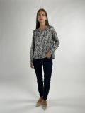 Camicia manica lunga Emme - avorio blu - 2