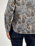 Camicia manica lunga Emme - avorio blu - 4